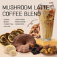 Ganoherb 7 In 1 Mushroom Coffee Mix, Instant Latte Coffee Blend Nootropic Cafe Complex With Reishi, Lions Mane, Chaga, Turkey Ta