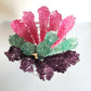 Classic Rock Candy Sticks, Sugar Rock Crystal Lollipops, Individually Wrapped (Pack Of 18, Mermaid Mix (Purple Grape, Pink Cherr
