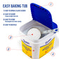 Domino Granulated Pure Cane Sugar, 3.5 Lb Easy Baking Tub