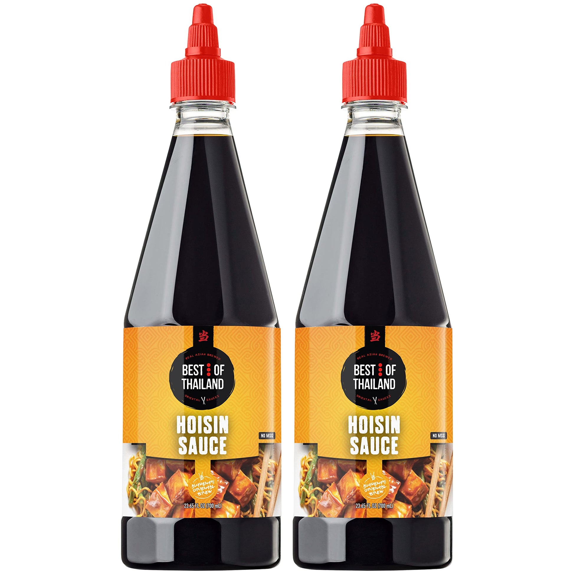 Best Of Thailand Hoisin Sauce | Real Authentic Asian Brewed Sauces For Cooking & Meal Dressings | No Msg, Certified Kosher & Fat