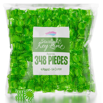 Starlight Candy, Individually Wrapped (4 Pound, Key Lime)