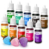 Upgraded Oil Based Food Coloring For Chocolate, 10 Colors Oil Food Coloring For Candy Melts, Nomeca Edible Food Dye For Baking Cake Decorating Cookies Icing Fondant Meringues - .35 Fl. Oz Bottles
