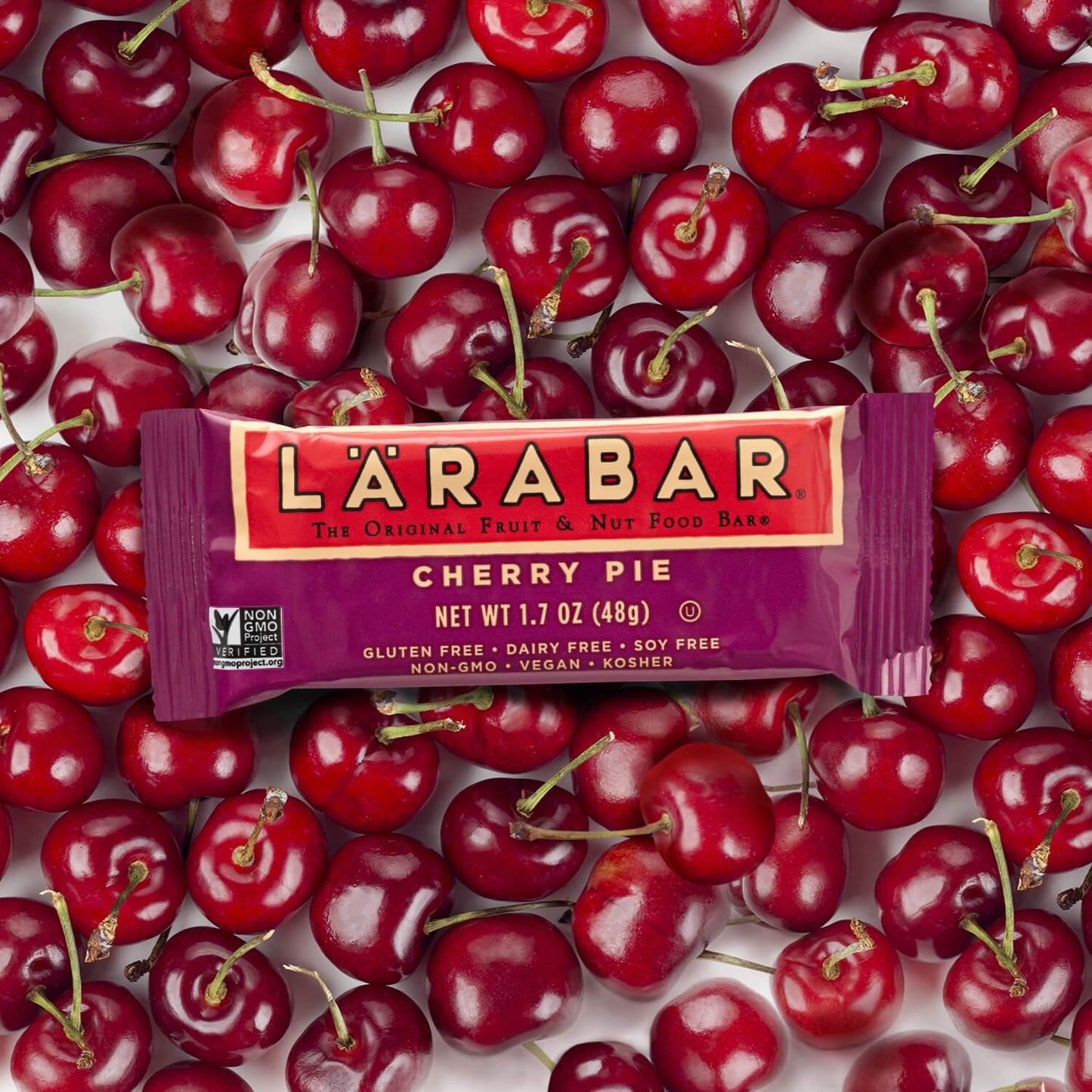 Larabar Cherry Pie (16 Ct) and Larabar Blueberry Muffin (16 Ct) Gluten Free Vegan Fruit & Nut Bars