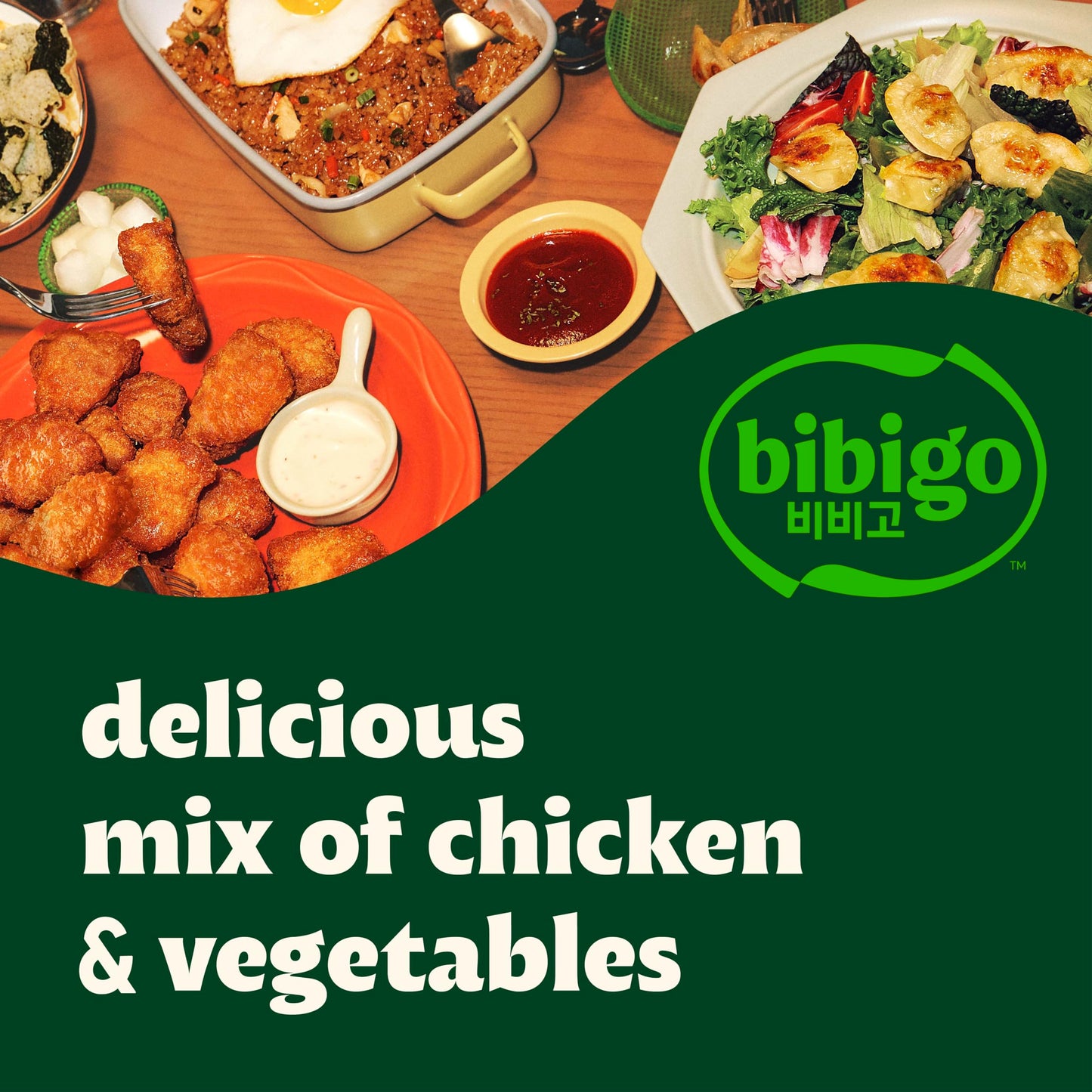 bibigo Mini Chicken & Vegetable Wonton, 24 Oz