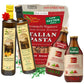 Papa Vince Gourmet Italian Food Gift Basket - 5 Piece Set, Crafted in Italy from Organic Ingredients, Model SET06_1DU_1EV_1GLA_2TO