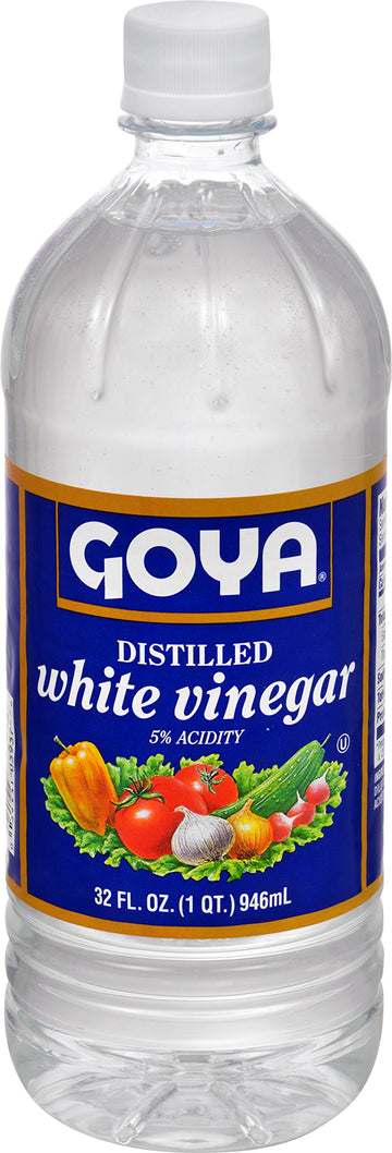 Goya Foods Distilled White Vinegar, 32 Fl Oz (Pack of 12)