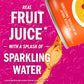IZZE Sparkling Water Juice Beverage Blend, Mango, No Sugar Added, 8.4 FL OZ, 24 Cans