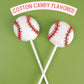Sweetzo Baseball Lollipops, Strawberry Flavor, Individually Wrapped, 24 Count Box, 10.16 Ounces
