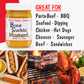 Bone Suckin Variety Mustard, 12 oz in Glass Bottle - Gourmet Jalapeno Mustard, Sweet Spicy, Creamy & Tangy, Gluten-Free, Non-GM