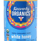 Heavenly Organics 100% Organic Raw White Honey 2 Pack, 22 OZ/Jar, Lightly Filtered, Dairy, Nut, Gluten, Chemical Free