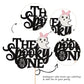 1 Pcs The Spooky One Cake Topper Glitter Baby Ghost Halloween 1St Birthday Cake Pick Baby Shower Cake Decoration For Halloween O