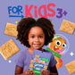 Get'Ems! From Gerber Parmesan Space Crackers, Kids Snack Made With Real Veggies & Fruits, Iron & Vitamin E, No Artificial Flavor