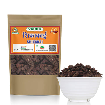 Vaidik Organic & Natural Whole/Raw Shikakai - (200 Grams)