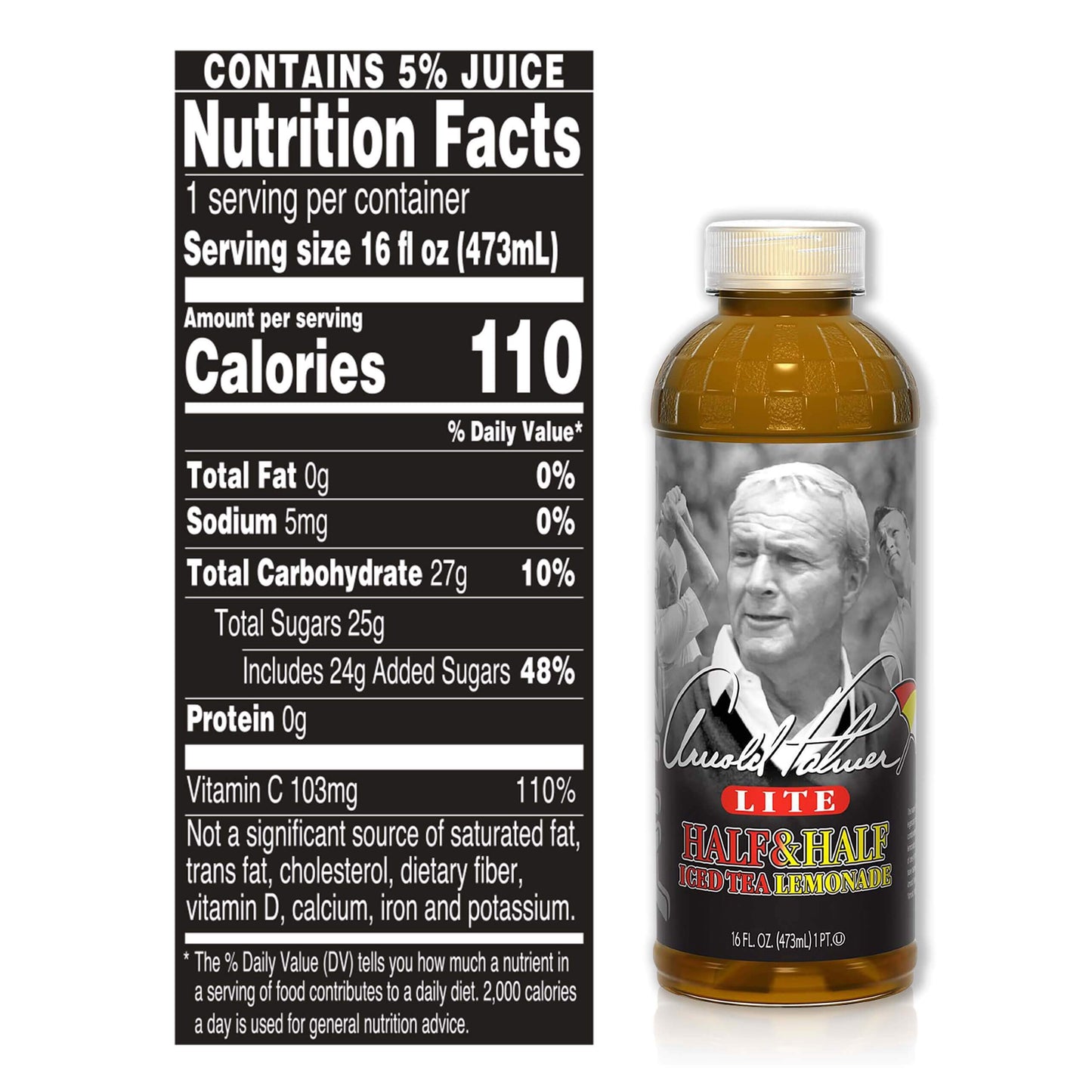 Arizona Arnold Palmer Half And Half - 16 Fl Oz (Pack Of 12)