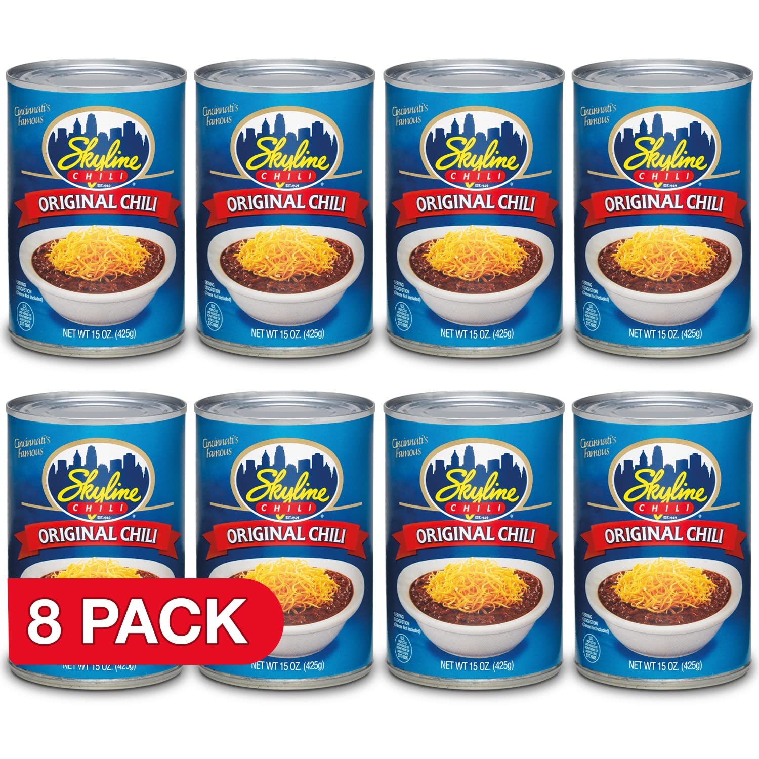 Skyline Chili 15 oz Cans 8-Pack
