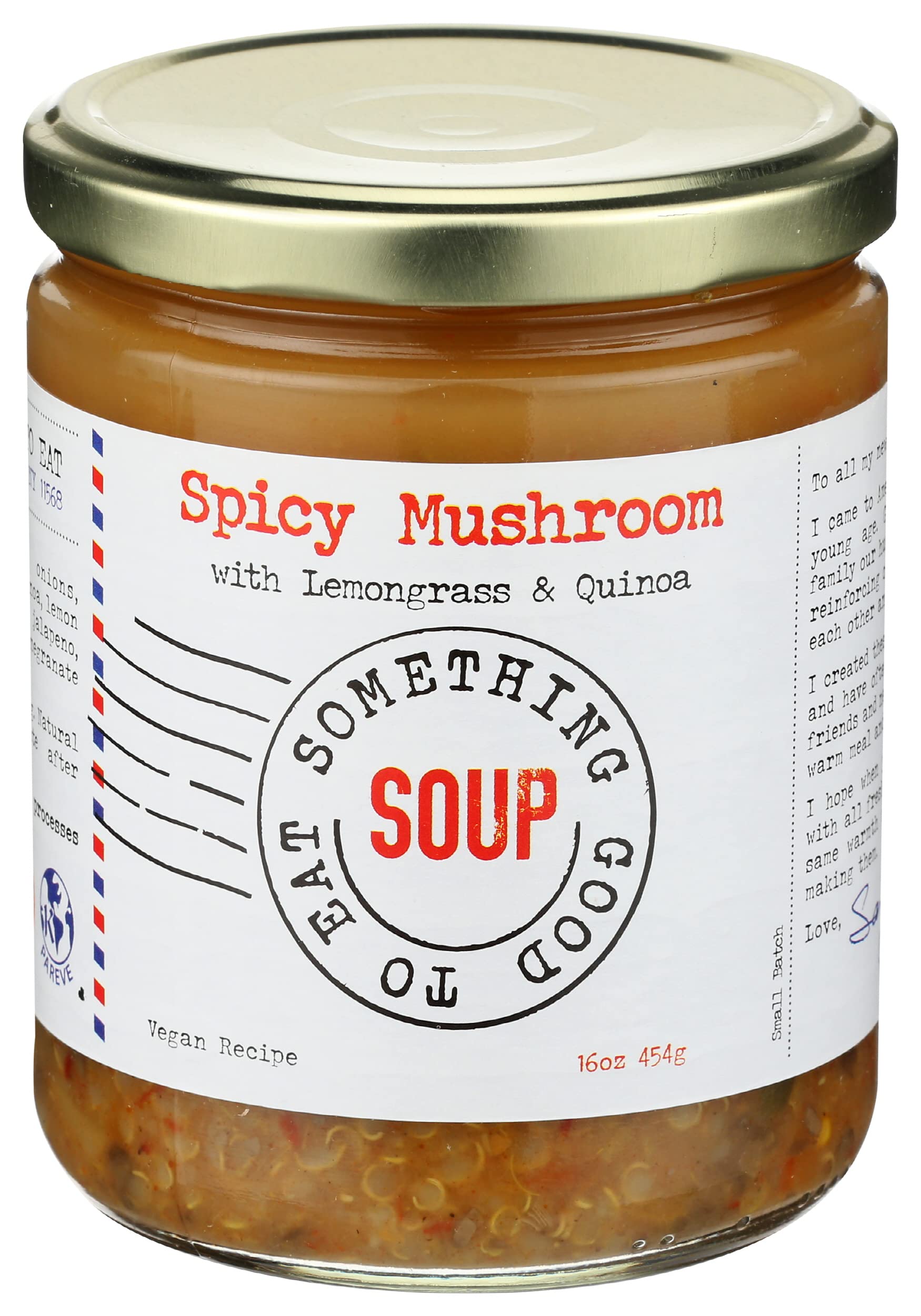 Something Good To Eat Spicy Mushroom with Lemongrass & Quinoa Soup, 16 OZ