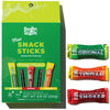 Bean Stalk Vegan Snack Sticks - Assorted Flavors (Teriyaki, Smoked, Original) - One Size - Brown, Tan