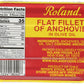 Roland Wild Caught Flat Fillets of Anchovies in Olive Oil 14 oz