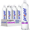 Propel Grape Flavored Water, 33.81 Fl Oz (Pack of 6), Clear