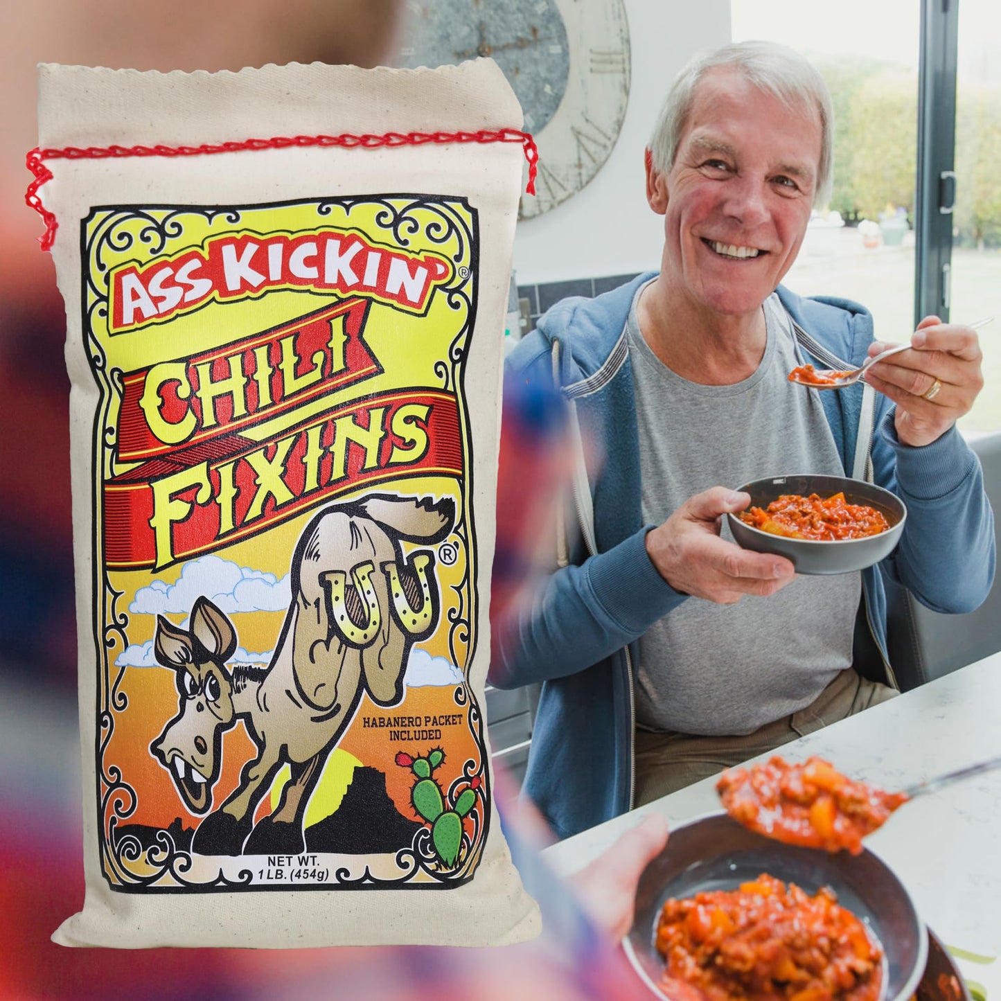 ASS KICKIN Chili Fixins - 2 Pack Gourmet Chili Mix - 16oz Each - Made in the USA