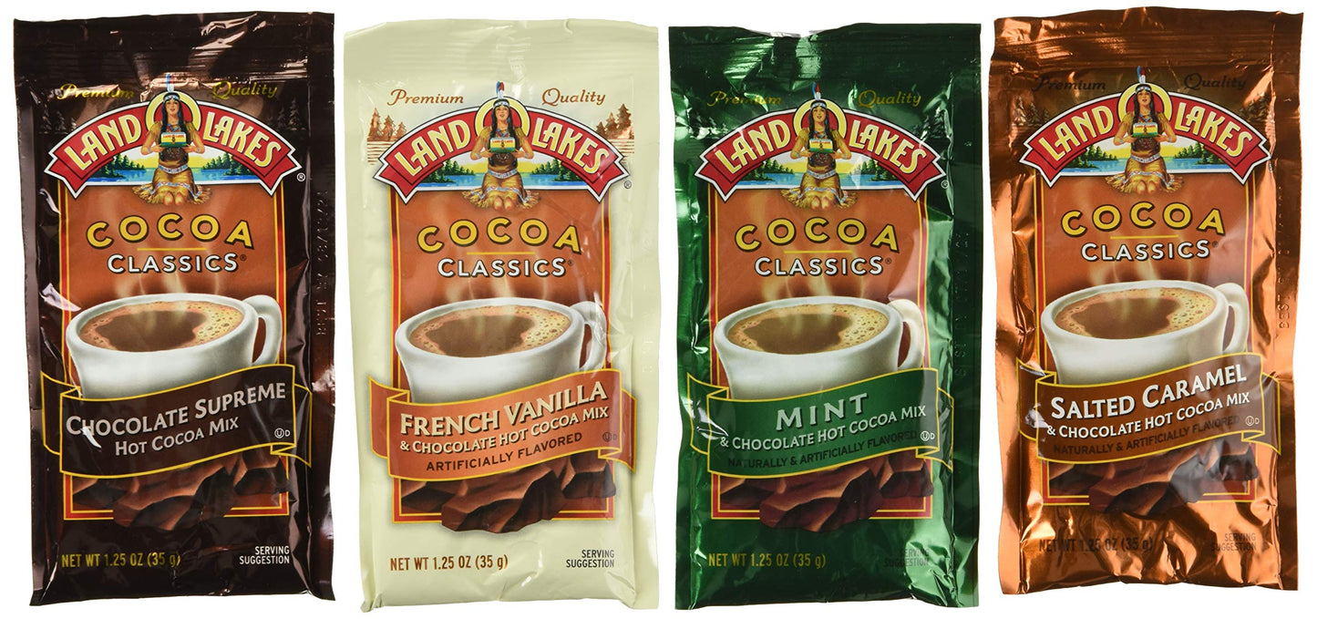 Land Lakes Cocoa Variety Pack 34Count Net Wt 42.5 Oz,1.25 Ounce (Pack Of 34)