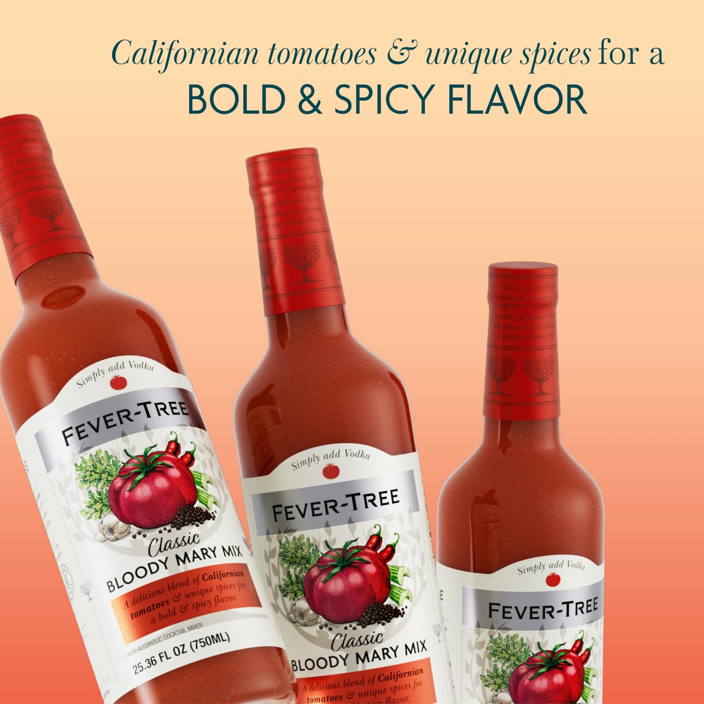 FEVER-TREE Classic Bloody Mary Mix, 25.36 FZ (Pack Of 6)