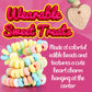 Fusion Select Color Candy Bracelet - Edible Candy Jewelry with Love Heart Charm - Sweet Treats for Kids Birthday, Party Favors,