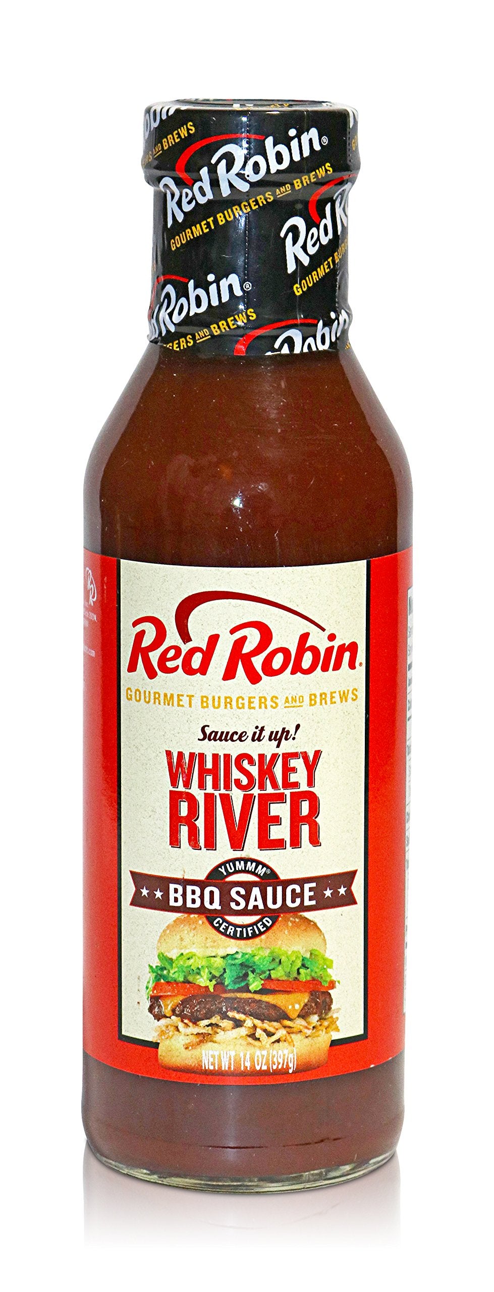 Red Robin Whiskey River Sauce - 14 Ounce, 1 Count, Model obs_3300-6