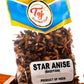 Taj Star Anise Seeds (Whole Pods), Whole Chinese Star Anise, Badian Khatai, 14Oz (400G)
