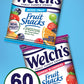 Welch s Fruit Snacks, Mixed Fruit & Berries  N Cherries Variety Pack, Great for School Lunches, Bulk Pack, Stocking Stuffers,