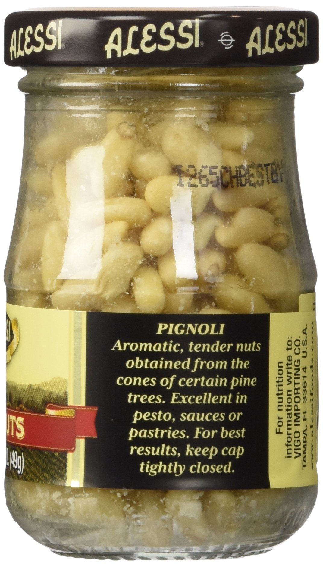 Alessi Pignoli Pine Nuts 1.75 oz White
