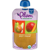 Plum Organics Stage 2 Organic Baby Food - Pear And Mango - 4 Oz Pouch - Organic Fruit And Vegetable Baby Food Pouch