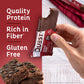 Quest Nutrition Chocolate Brownie Protein Bars, 20G Protein, 4G Net Carbs, 1G Sugar, High Fiber, Gluten Free, Keto Friendly, 4 Count