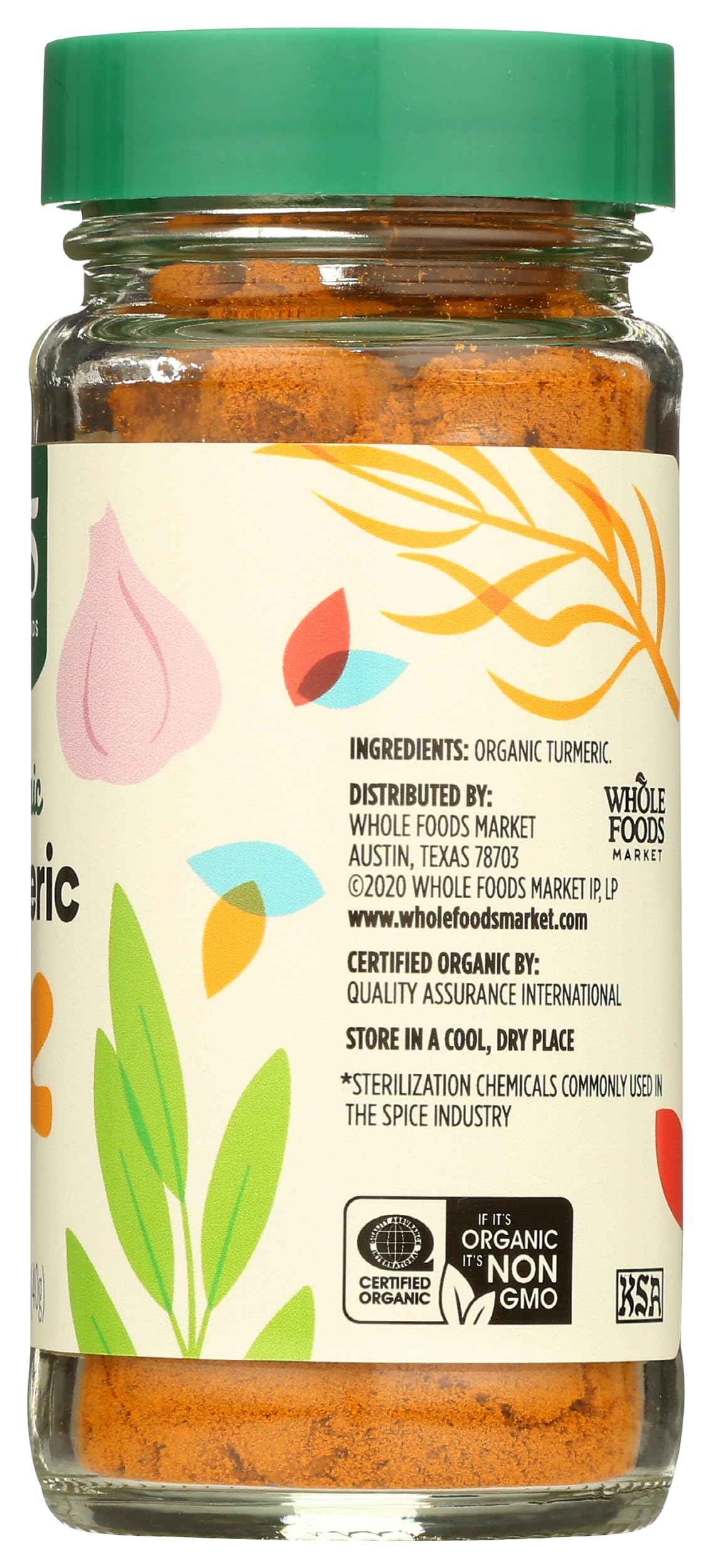 365 by Whole Foods Market Organic Turmeric, 1.41 oz - Premium Natural Spice for Health and Wellness