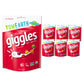 YumEarth Organic Giggles Chewy Candy - Allergy Friendly (Top 9 Free), No Artificial Dyes, Non GMO, Gluten Free, Vegan Candy Snac