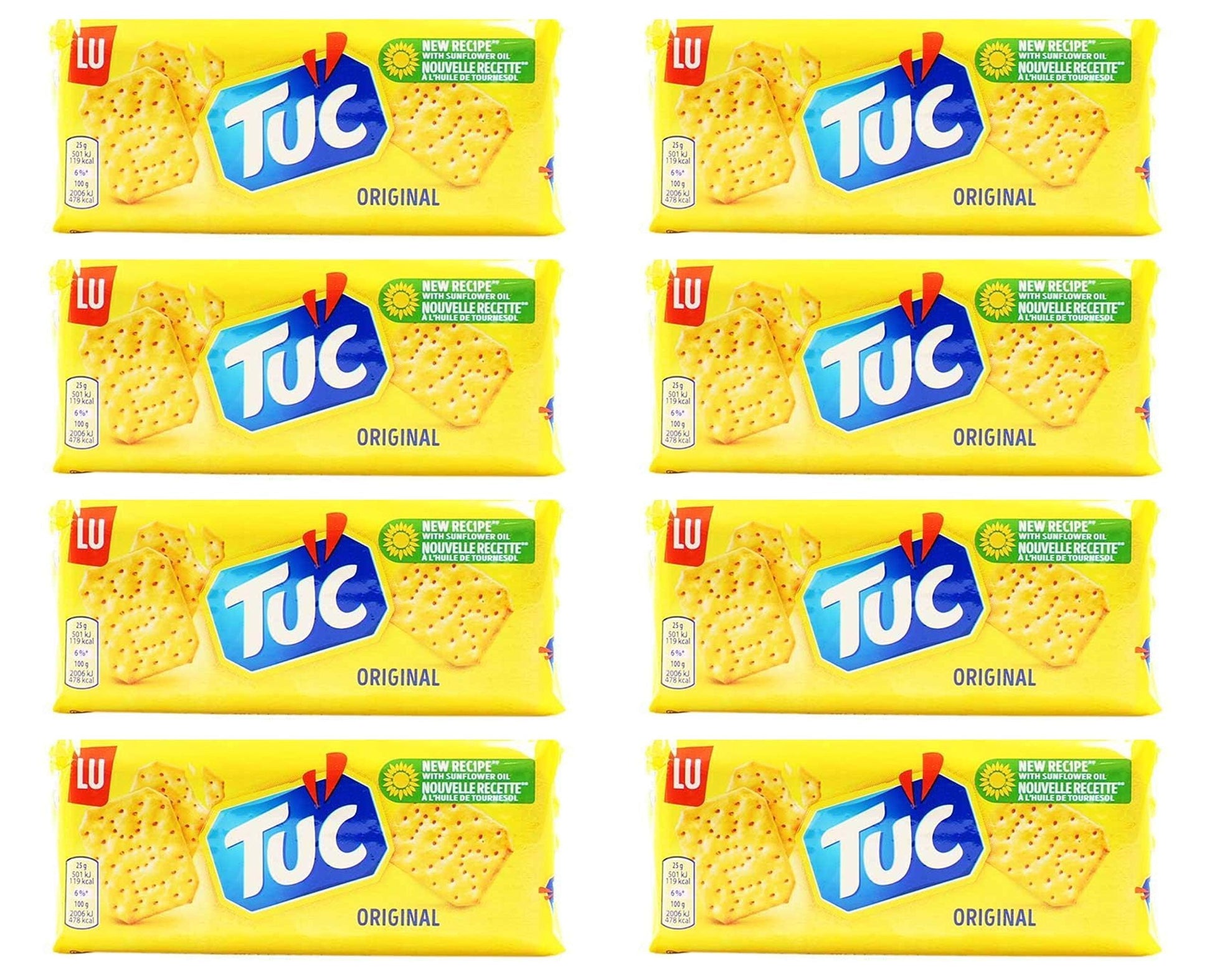 Lu Tuc Crackers Original 3.5 Oz From France Pack Of 8