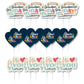Big Dot of Happiness Dessert Cupcake Toppers, Set of 24, 3.5 inches, Multicolored, Model BD7827dt