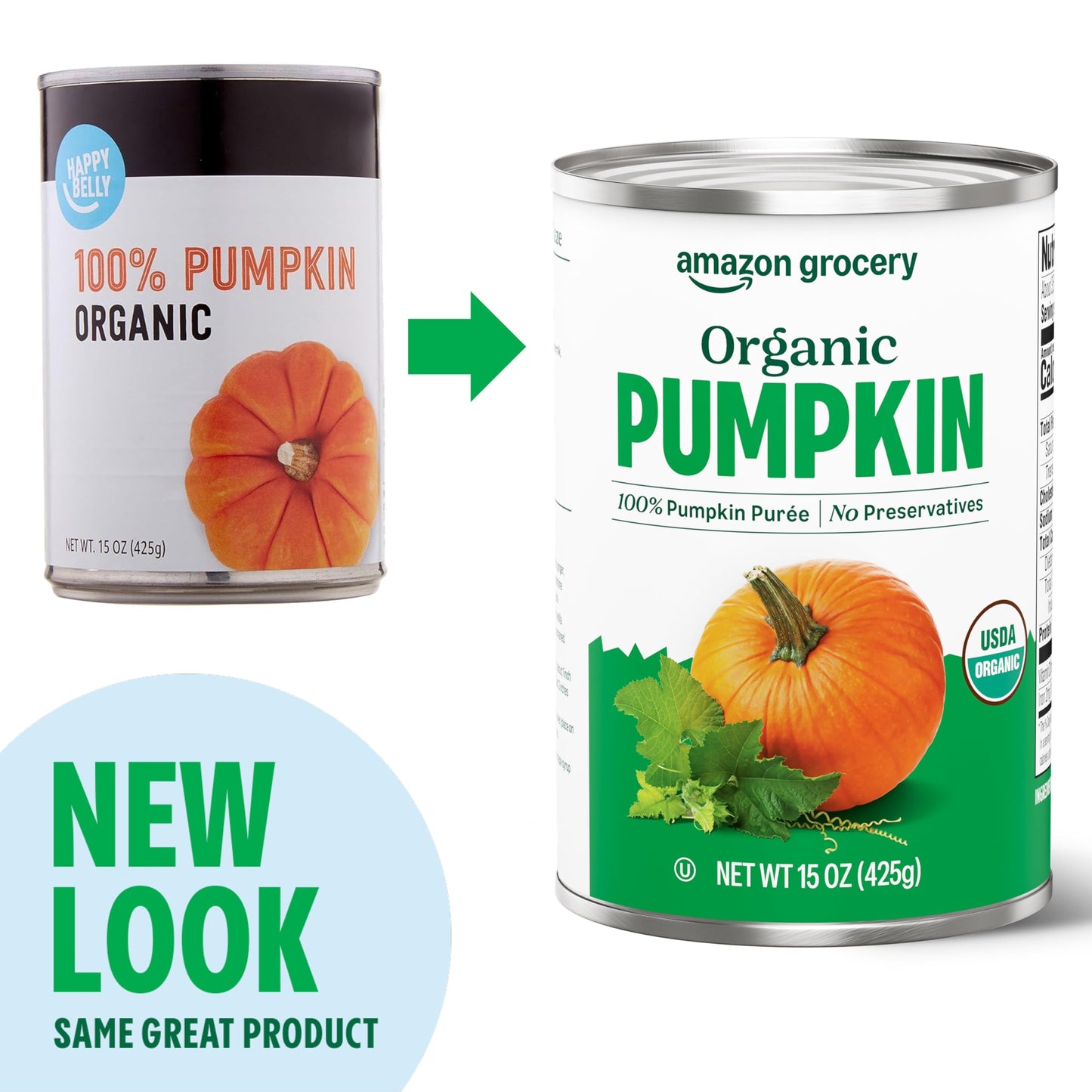 large online retailer Grocery  Organic Pumpkin Puree  15 Oz (Previously Happy Belly  Packaging May Vary)