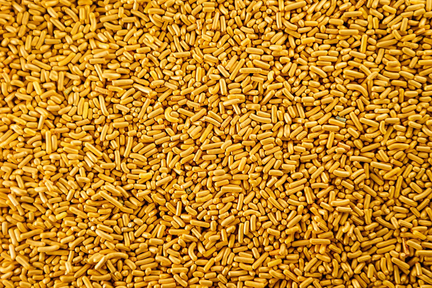 Sweet Eva SHIMMER PEARLIZED GOLD SPRINKLES-Dairy Free,Gluten Free,Egg Free,Vegan,Soy Free,Nuts Free,Kosher,Large,Bulk Candy,Cupc