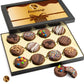 Nut Cravings KREMERY Chocolate Covered Sandwich Cookies Gift Basket - 12 Count - Assorted Candy Toppings - Kosher Dairy