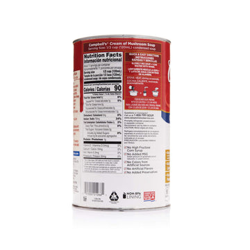 Campbell'S Classic Condensed Cream Of Mushroom Soup, 12 Pack, 50 Ounce