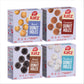 Katz Gluten Free Snacks Donut Holes Variety Pack: Powdered, Glazed, Glazed Chocolate, and Cinnamon. Free of Dairy, Soy, Tree Nut