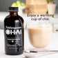 The Republic of Tea Tablespoon Chai Black Tea Concentrate, 8 fl oz - 16 Servings, Premium Chai Flavor