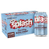 Splash Refresher Sparkling Water, Black Cherry - 8-Pack, 12 Fl Oz Cans - Flavored Carbonated Seltzer Water with Electrolytes, Ze