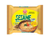 Ottogi Spicy Sesame Flavor Ramen, Spicy Korean Style Instant Noodle, Contains Egg Block, Sesame Flavor Instant Noodle (115G) - 10 Pack