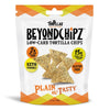 BeyondChipz Low Carb Tortilla Chips, Plain Ol' Tasty, Keto Friendly, Gluten Free, 5.3oz Bag, Pack of 4