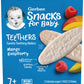 Gerber Snack For Baby Teethers, Mango Raspberry, Gentle Teething Wafers Flavored With Real Fruits, 12 Individually Wrapped 2-Pac