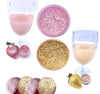 Cake Glitter Disc Dust for cake decoration Cakepop, cake accents, cookies, strawberry chocolate covered (Purple)