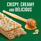 Nature Valley Crispy Creamy Wafer Bars, Honey Vanilla Flavored Snacks, Made With Whole Grain, 5 Bars, 6.5 Oz