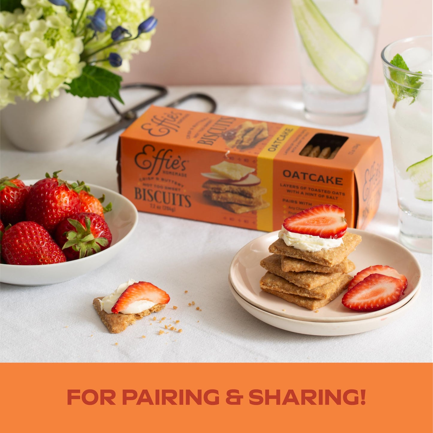 Effies Homemade Biscuits - Oatcakes - 1 Pack